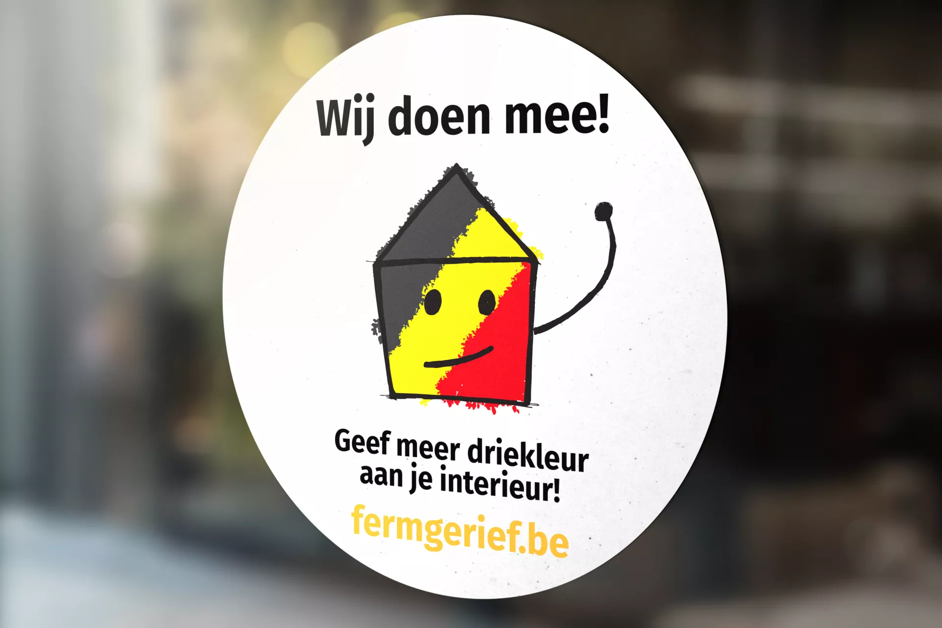 Campagnesticker geef meer driekleur aan uw interieur