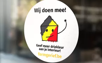 Campagnesticker geef meer driekleur aan uw interieur